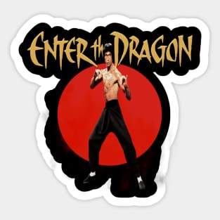 enter the dragon film 2 Sticker